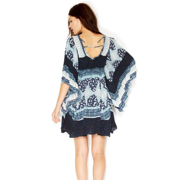 Free People Dresses & Skirts - Free People Heart Of Gold Blue Dress